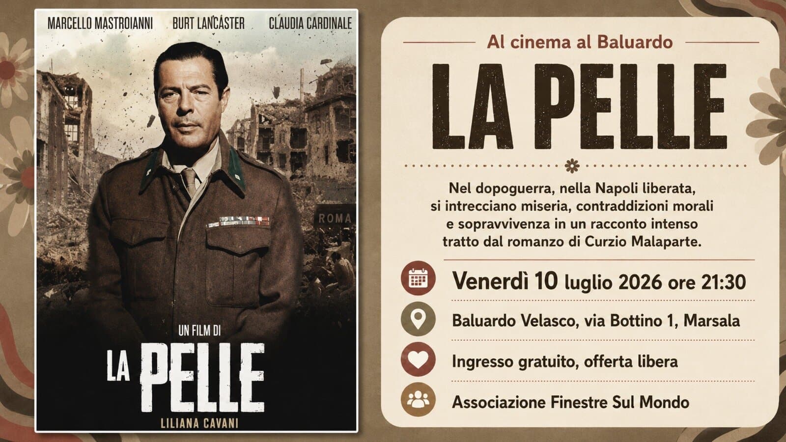 La Pelle — Al cinema al Baluardo
