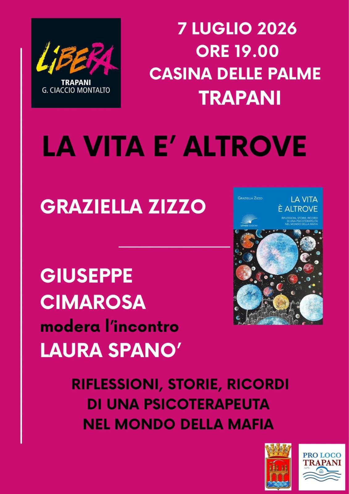 Presentazione del libro "La vita è altrove" di Graziella Zizzo